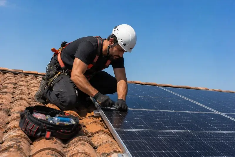 Maintenance et monitoring de panneaux solaires à Missiriac