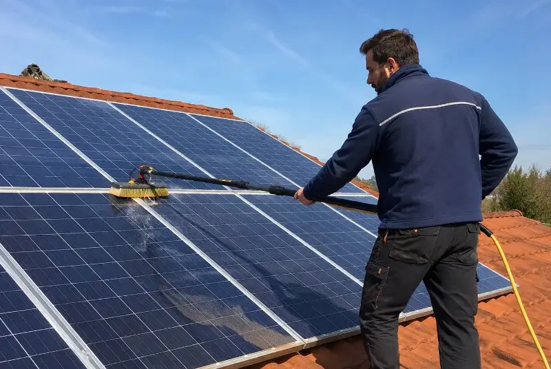 Nettoyage et entretien de panneaux solaires à Missiriac